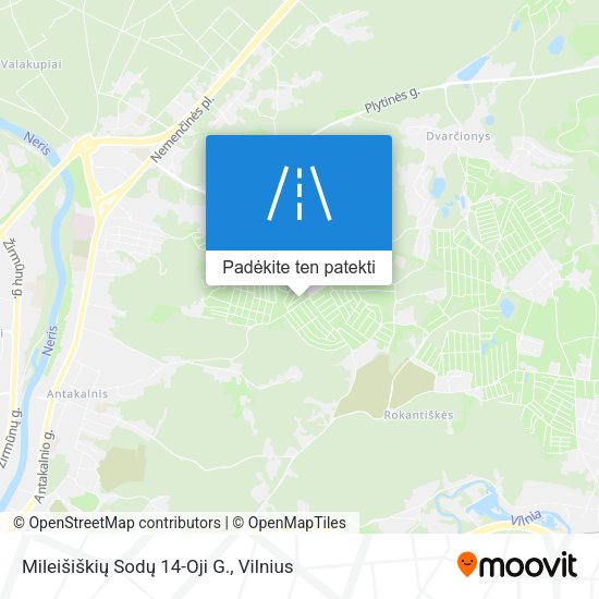 Mileišiškių Sodų 14-Oji G. žemėlapis