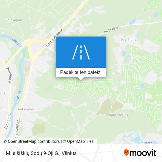 Mileišiškių Sodų 9-Oji G. žemėlapis