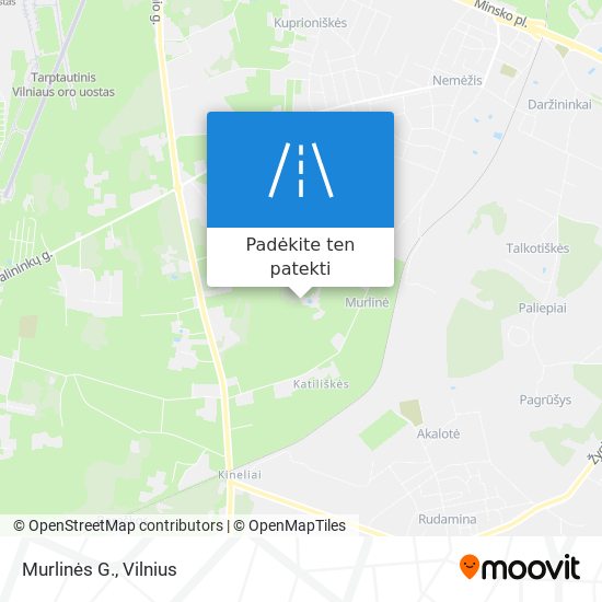 Murlinės G. žemėlapis