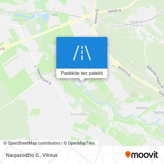 Naujasodžio G. žemėlapis