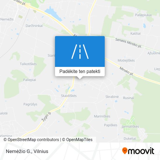 Nemėžio G. žemėlapis