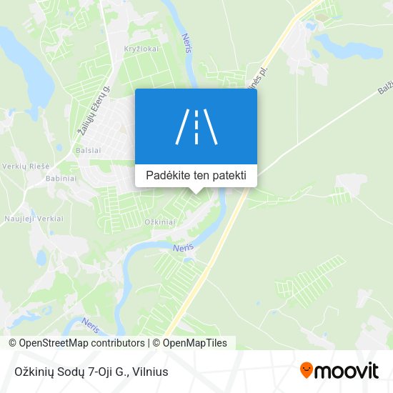 Ožkinių Sodų 7-Oji G. žemėlapis