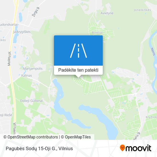 Pagubės Sodų 15-Oji G. žemėlapis