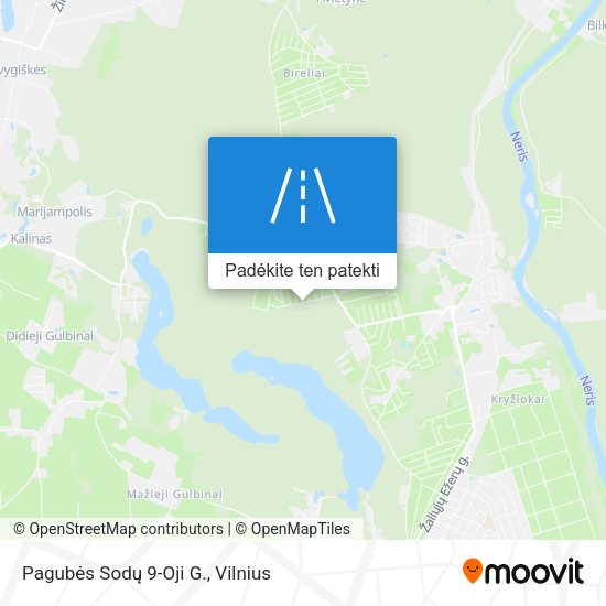 Pagubės Sodų 9-Oji G. žemėlapis