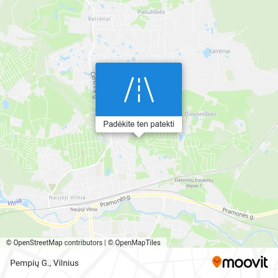 Pempių G. žemėlapis