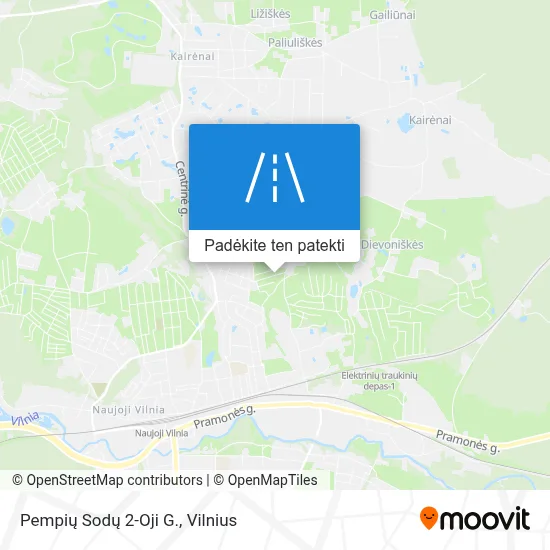 Pempių Sodų 2-Oji G. žemėlapis