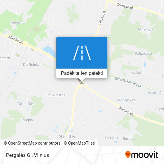 Pergalės G. žemėlapis