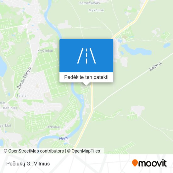Pečiukų G. žemėlapis