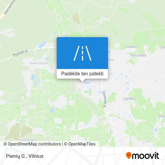 Pienių G. žemėlapis