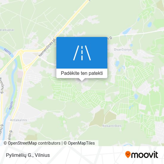 Pylimėlių G. žemėlapis