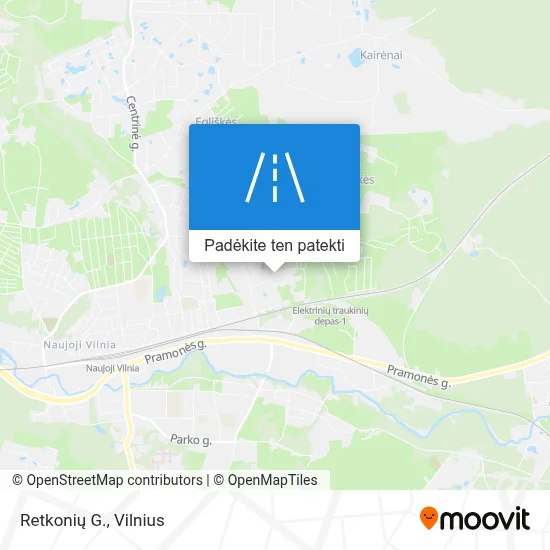 Retkonių G. žemėlapis