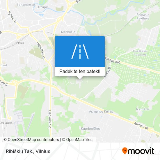 Ribiškių Tak. žemėlapis