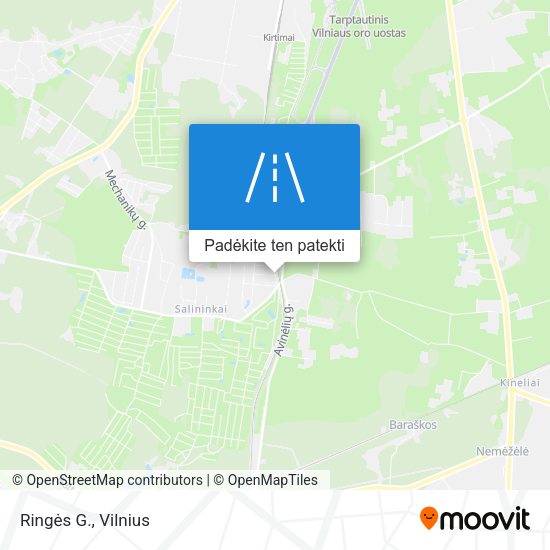Ringės G. žemėlapis