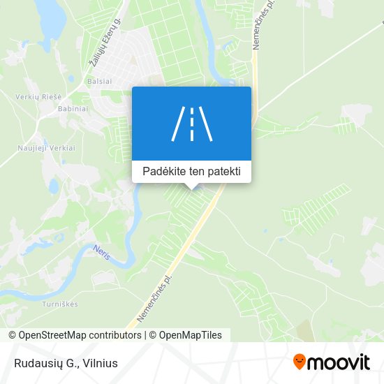 Rudausių G. žemėlapis