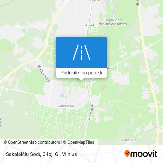 Sakalaičių Sodų 3-Ioji G. žemėlapis