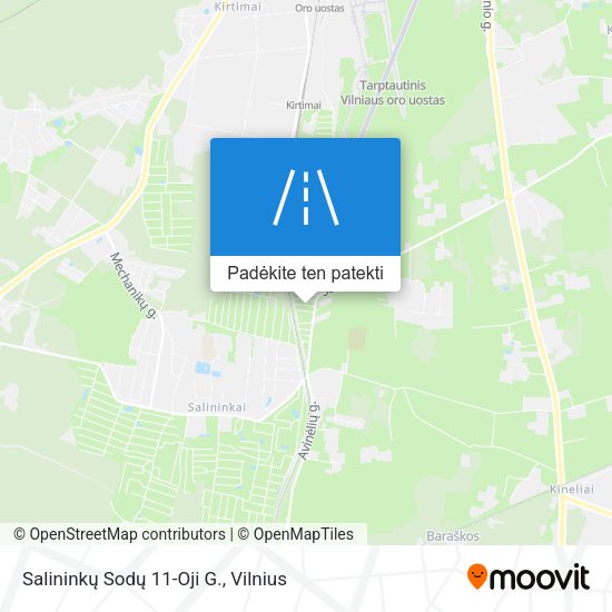 Salininkų Sodų 11-Oji G. žemėlapis