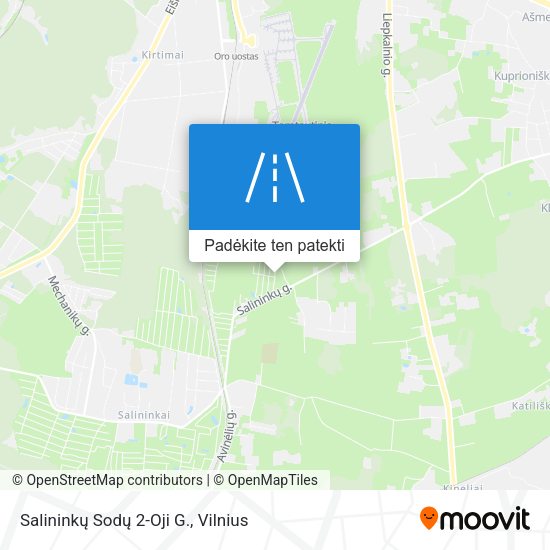 Salininkų Sodų 2-Oji G. žemėlapis