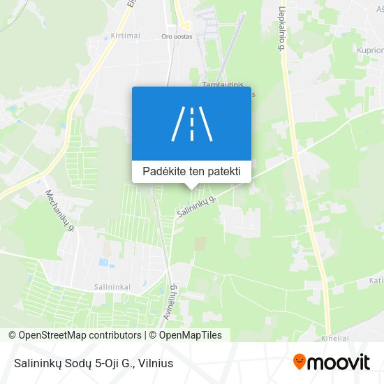 Salininkų Sodų 5-Oji G. žemėlapis