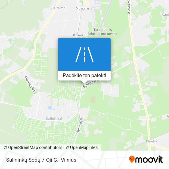 Salininkų Sodų 7-Oji G. žemėlapis