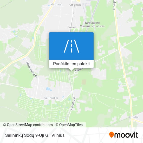 Salininkų Sodų 9-Oji G. žemėlapis