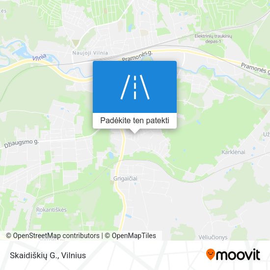Skaidiškių G. žemėlapis