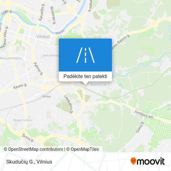 Skudučių G. žemėlapis