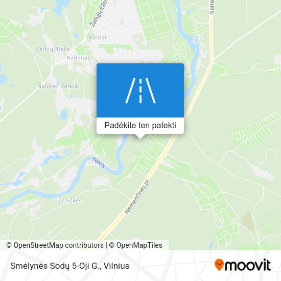 Smėlynės Sodų 5-Oji G. žemėlapis