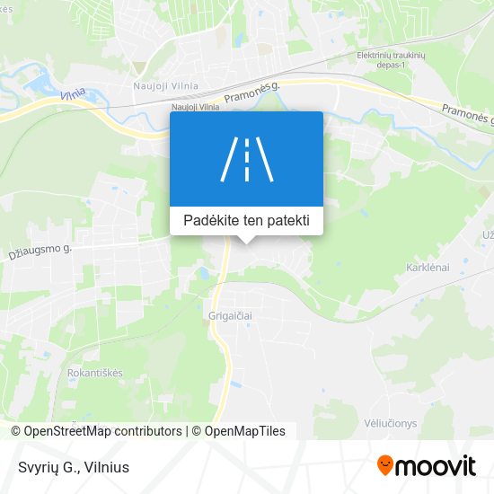 Svyrių G. žemėlapis