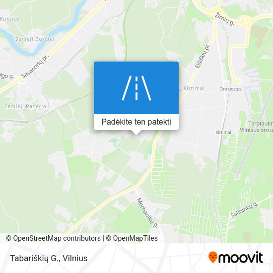 Tabariškių G. žemėlapis