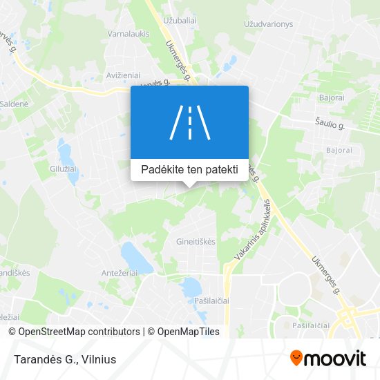 Tarandės G. žemėlapis