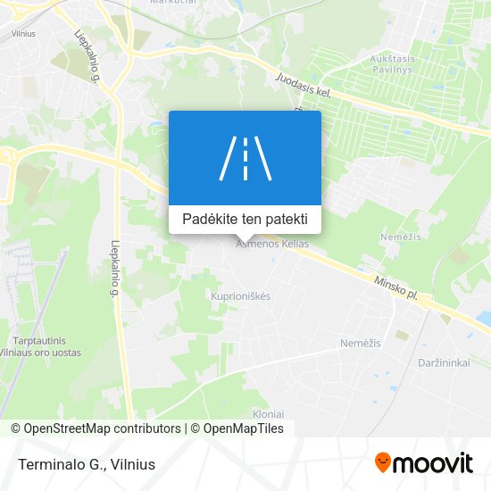 Terminalo G. žemėlapis