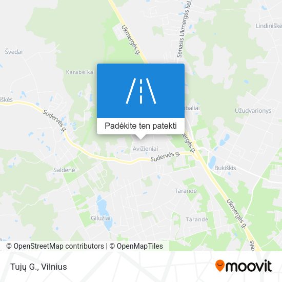 Tujų G. žemėlapis