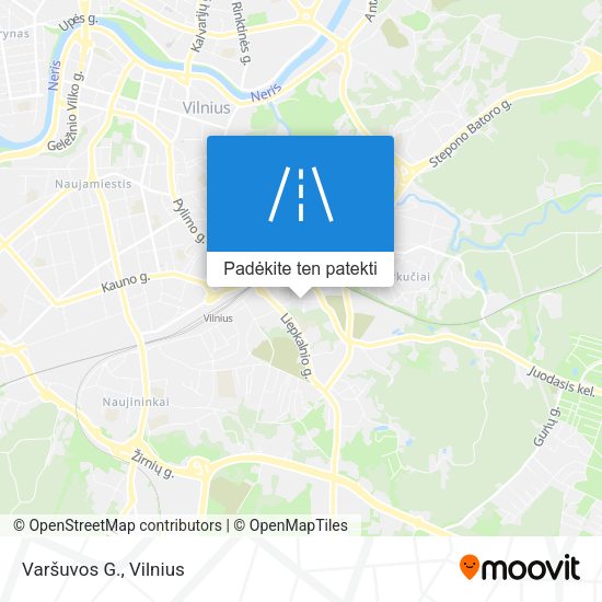 Varšuvos G. žemėlapis