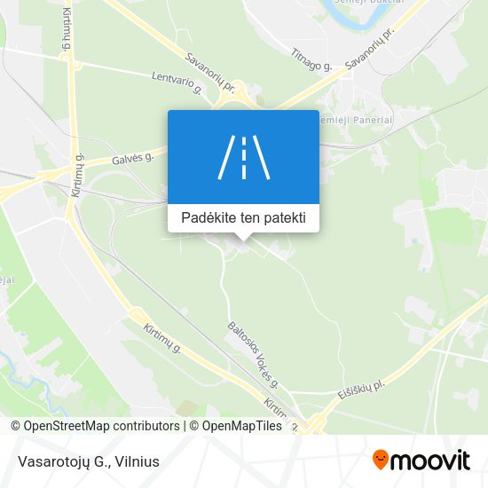 Vasarotojų G. žemėlapis