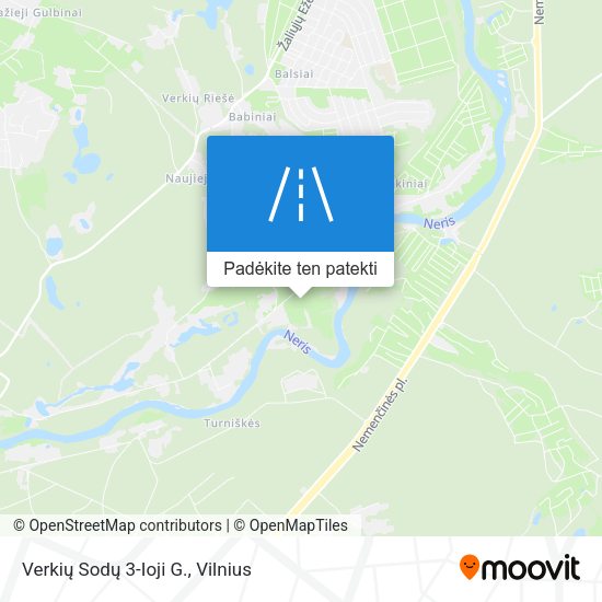 Verkių Sodų 3-Ioji G. žemėlapis
