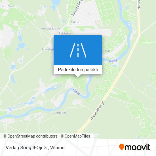Verkių Sodų 4-Oji G. žemėlapis