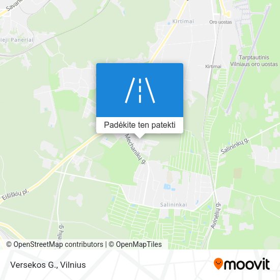 Versekos G. žemėlapis