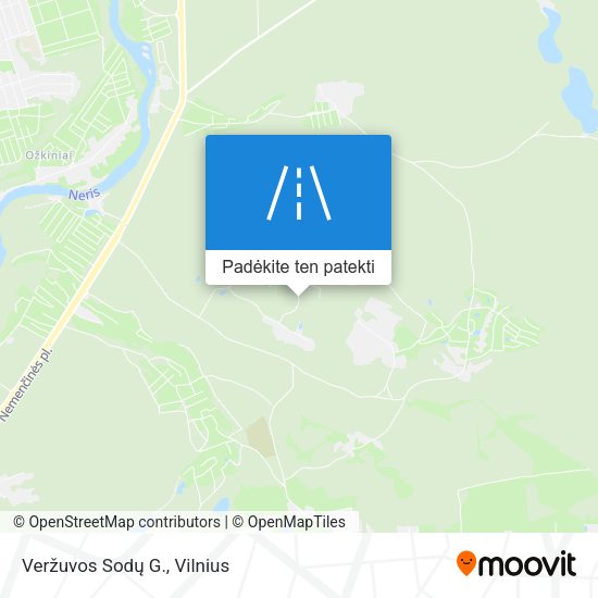 Veržuvos Sodų G. žemėlapis