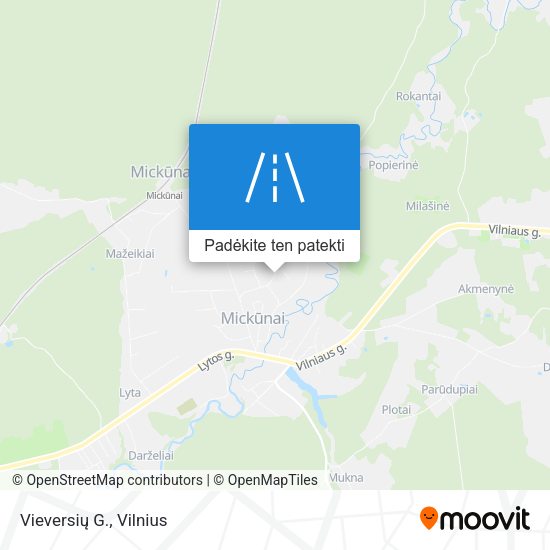 Vieversių G. žemėlapis