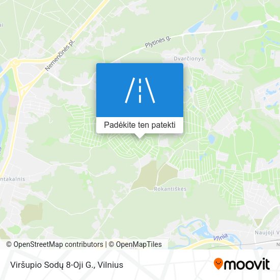 Viršupio Sodų 8-Oji G. žemėlapis