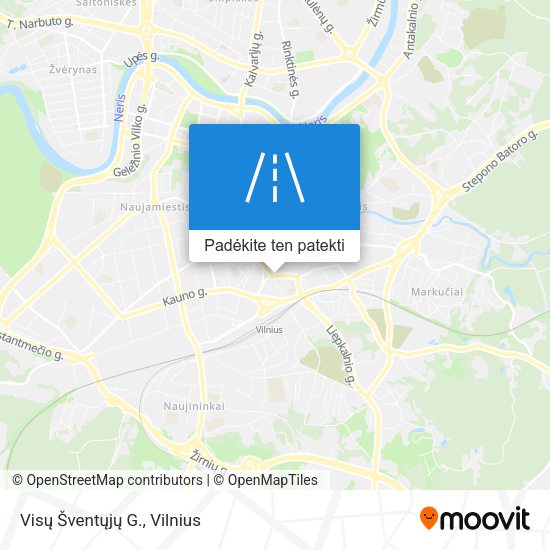 Visų Šventųjų G. žemėlapis