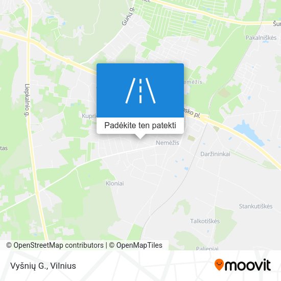 Vyšnių G. žemėlapis