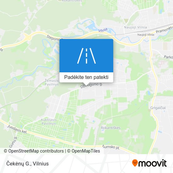 Čekėnų G. žemėlapis