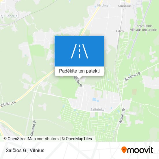 Šalčios G. žemėlapis