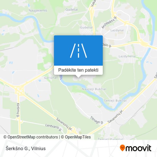 Šerkšno G. žemėlapis