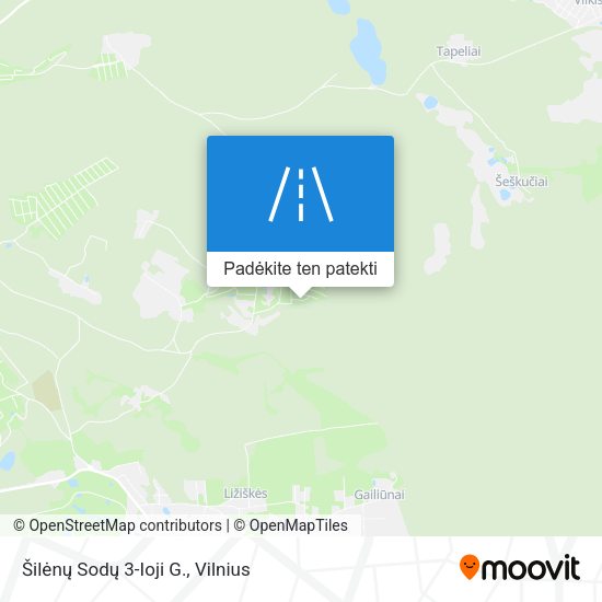 Šilėnų Sodų 3-Ioji G. žemėlapis