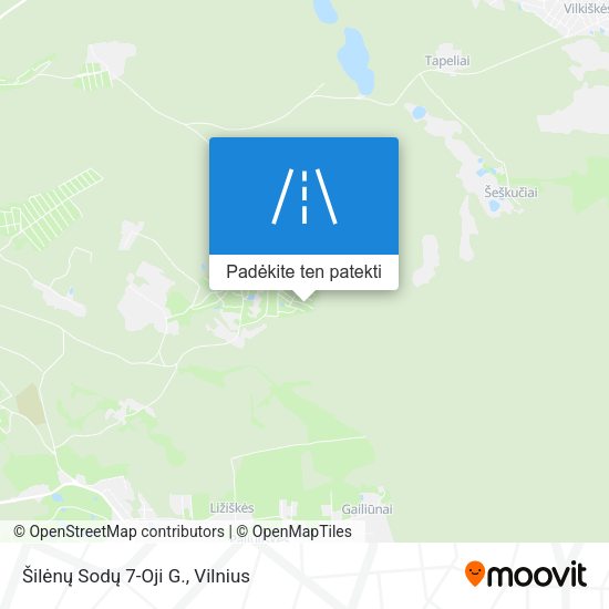Šilėnų Sodų 7-Oji G. žemėlapis