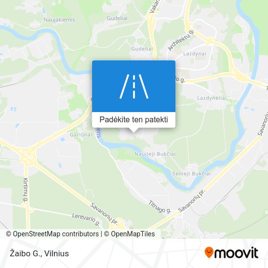 Žaibo G. žemėlapis