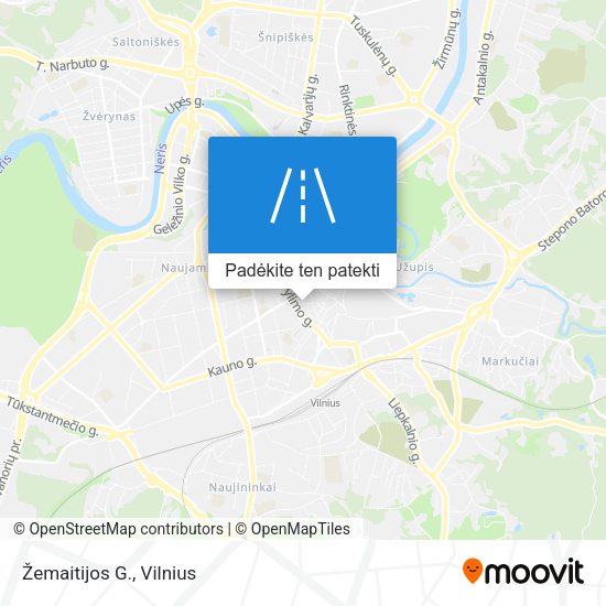 Žemaitijos G. žemėlapis