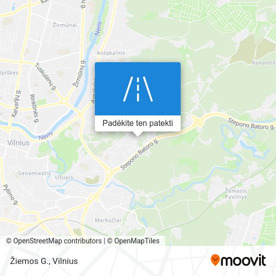 Žiemos G. žemėlapis